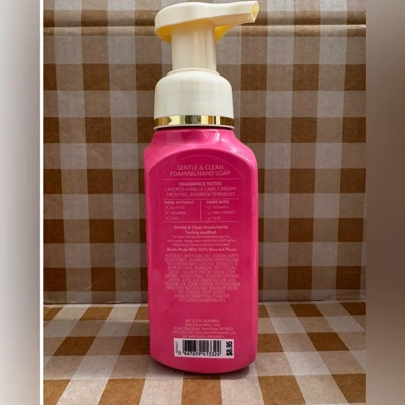 NEW B&BW x Milk Bar Birthday Cake Foaming Hand Soap 8.75 fl Oz - Picture 3 of 3